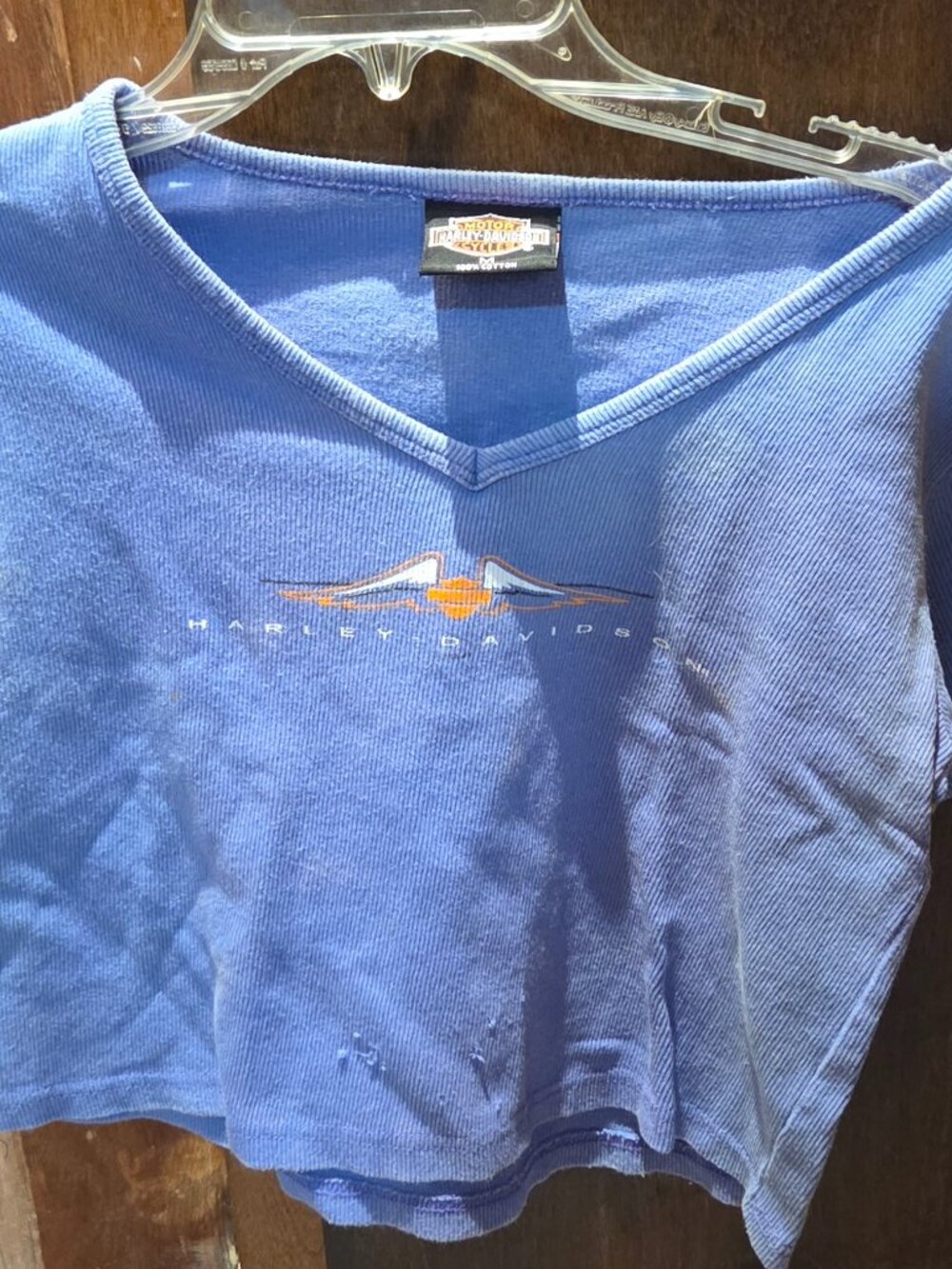 Harley Davidson baby doll tee and zip up jacket